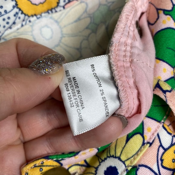 ModCloth Retro Daisy Pant High Rise Size Small - Picture 5 of 6